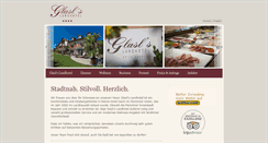 Desktop Screenshot of glasls-landhotel.de